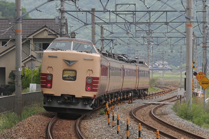 485・489系から変じた183系直流特急形電車「Ｂ編成（６）こうのとり」